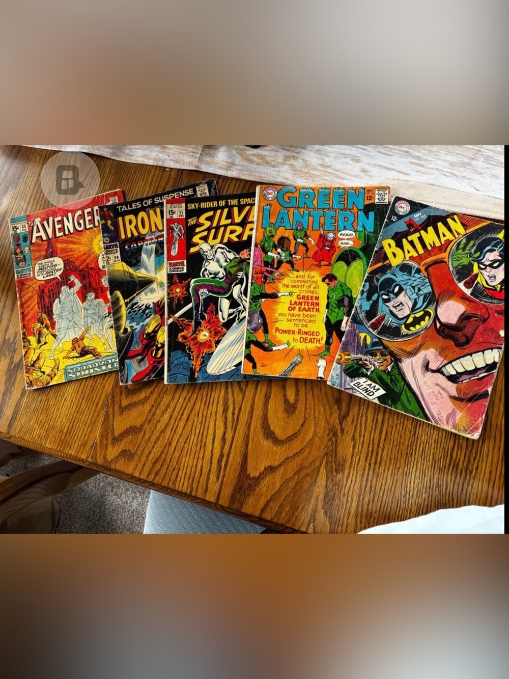 Comic Collection - Green lantern, Silver Surfer,Avengers, Batman& Iron man